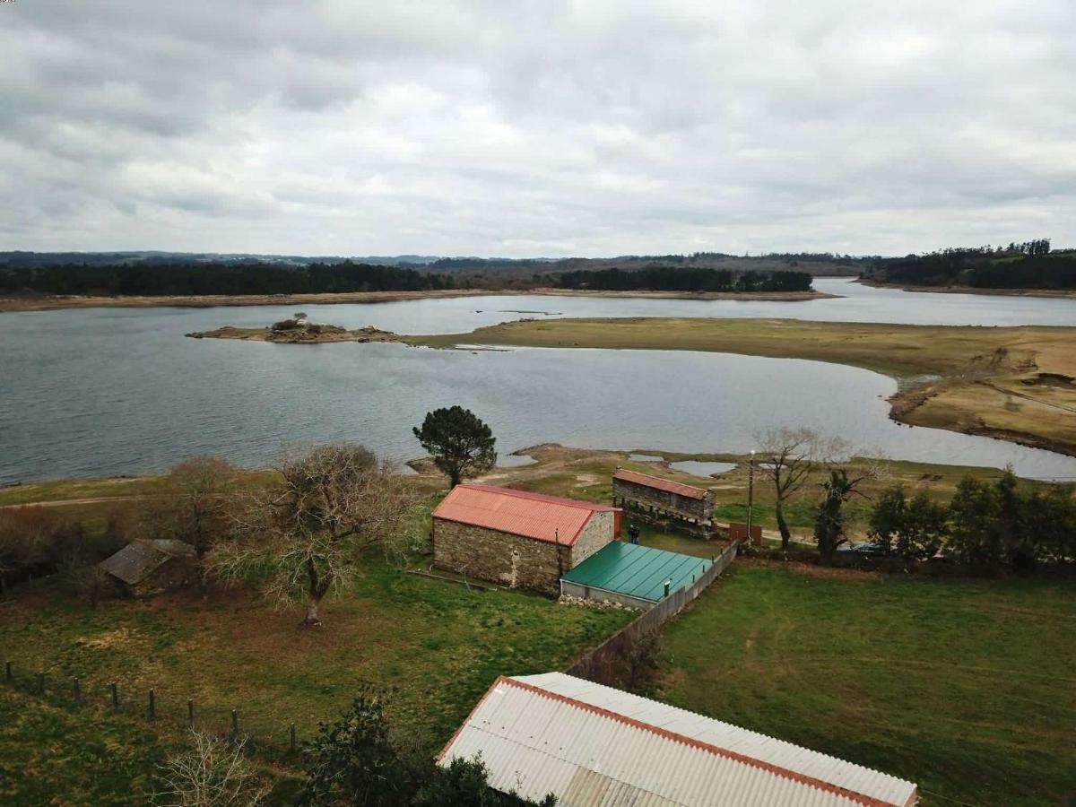 Casa Embalse Da Fervenza Villa Mazaricos Bagian luar foto